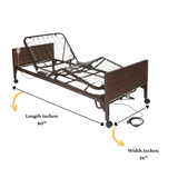 Cama eléctrica para atención domiciliaria MedLite