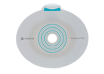 Sensura Mio 2-piece Click Skin Barrier Non-convex Pre-cut 22mm (7/8") Green 40mm - BeHope