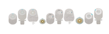 Sensura? Mio 2 Pc Click Pouch, Drainable, Maxi, Transparent, No Filter - Box of 10