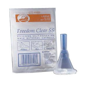 5110  Freedom Clear "SS" Sport Sheath External Catheter, 23mm - Box of 100