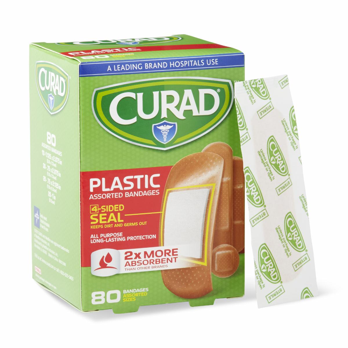 Bandage Plastic Adhesive Strip 1" X 3" Sterile
