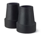 Large Base Quad Cane Tips, 3/4", Black - BeHope