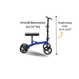 Andador de rodilla Medline Economy Standard