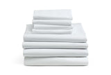 Percale Flat Sheet 66" X 108" 55% Cotton/45% Poly Blend T180 Pkg/12 Each