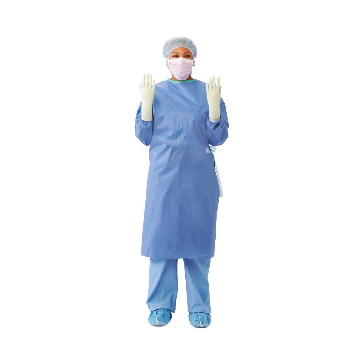 Sterile Non-Reinforced Eclipse Surgical Gowns with Set-In Sleeves Level 2 Disposable