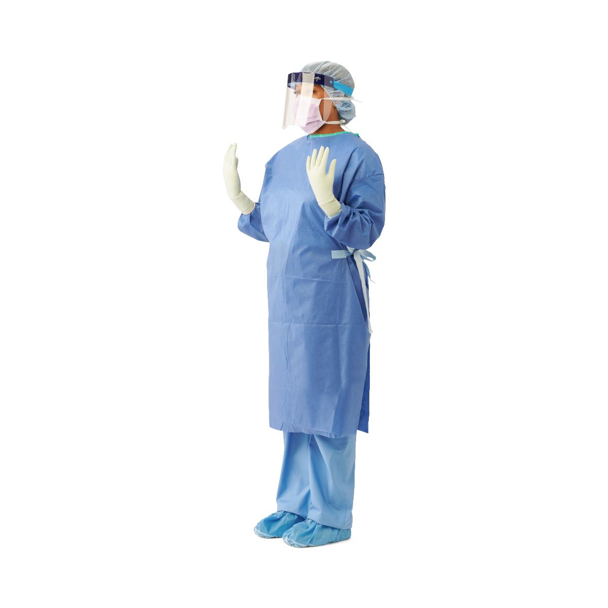 Sterile Non-Reinforced Eclipse Surgical Gowns with Set-In Sleeves Level 2 Disposable