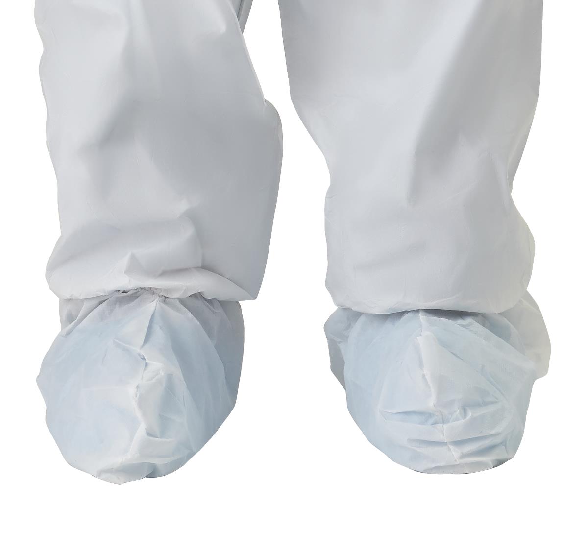 Static-dissipative Microporous Breathable Coverall With Hood And Boots