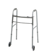 Walker Two-button Folding Adjustable W/5" Front Wheels Adult
