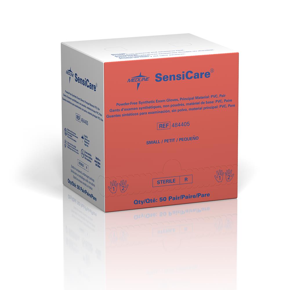 SensiCare Powder-Free Stretch Vinyl Sterile Exam Gloves