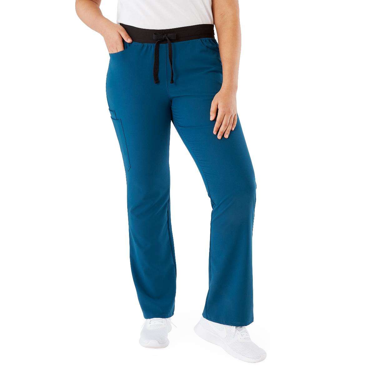 Coastal AVE Women's Boot-Cut Tall Scrub Pants - BeHope