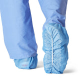 Medline Spunbonded Polypropylene Non-skid Shoe Cover