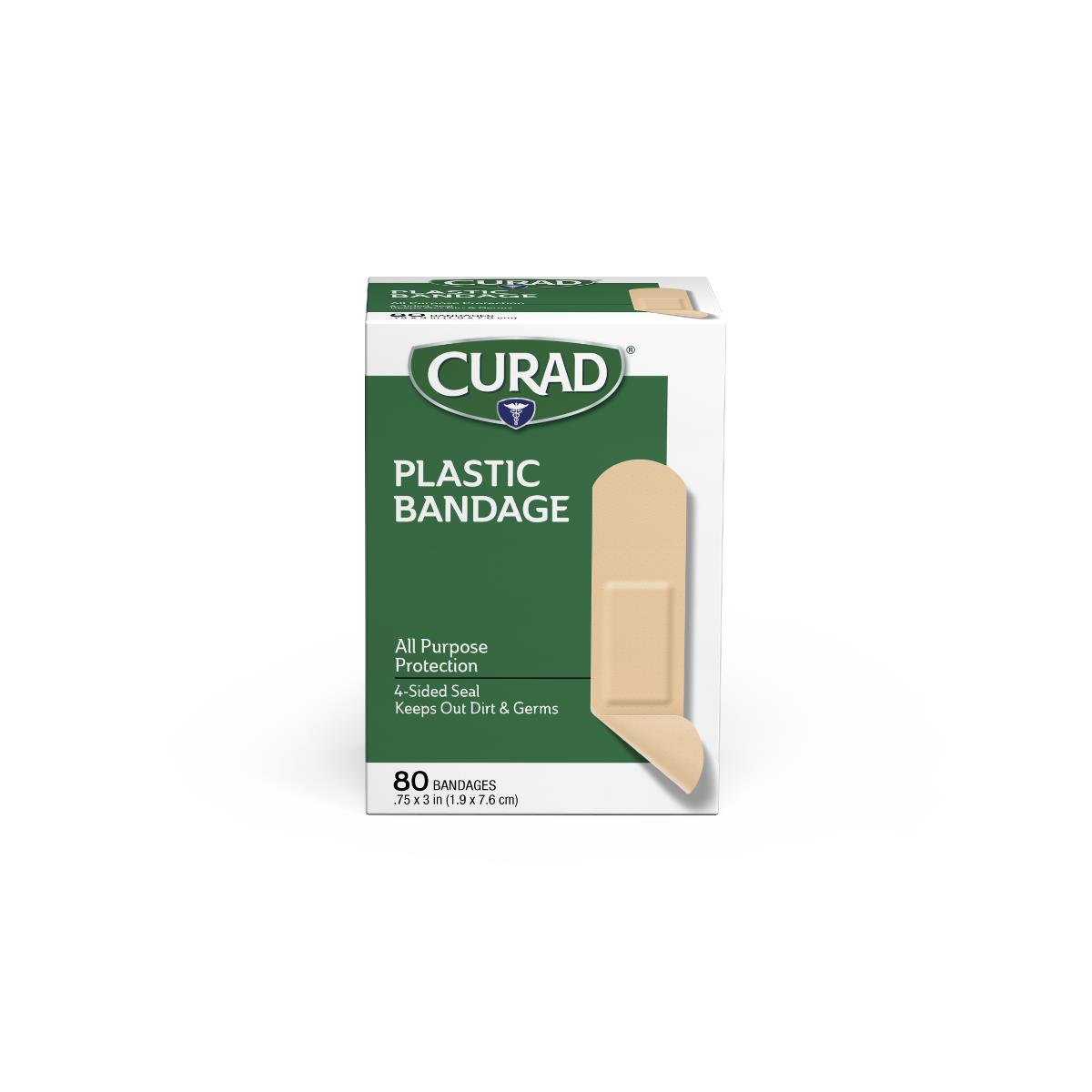Bandage Plastic Adhesive Strip 1" X 3" Sterile