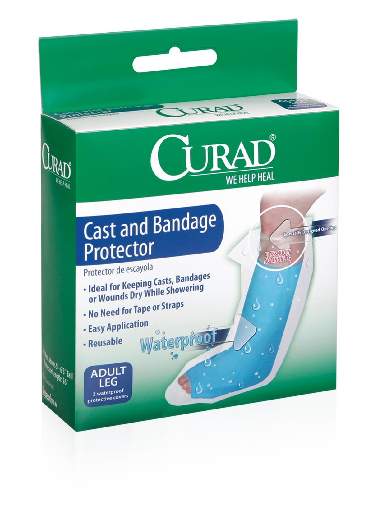 Protector Cast Curad Adult Leg Case/6 Each