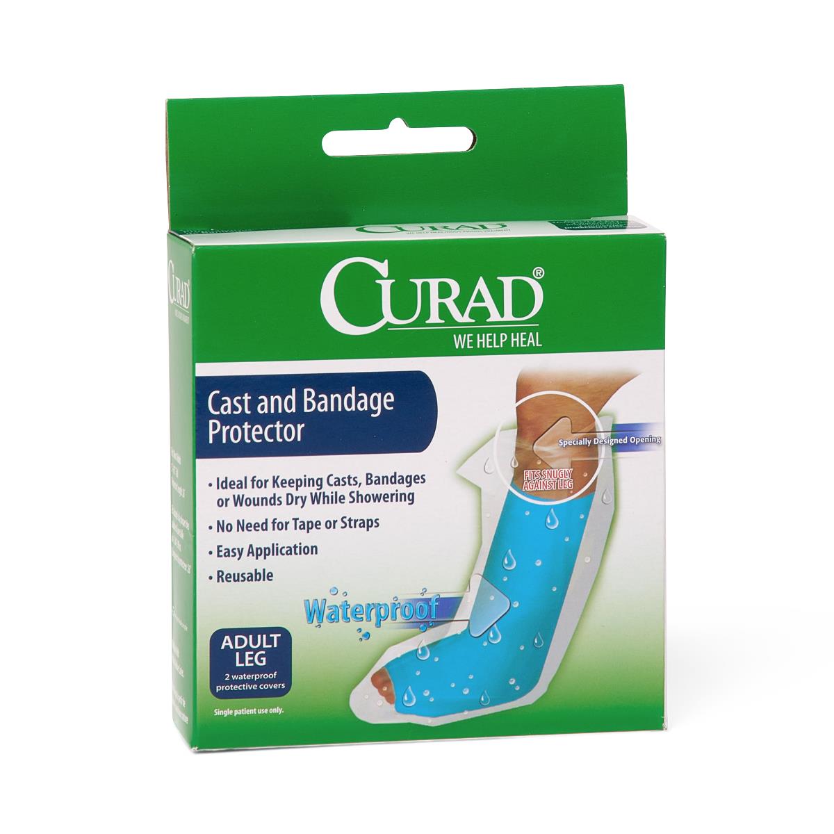 Protector Cast Curad Adult Leg Case/6 Each