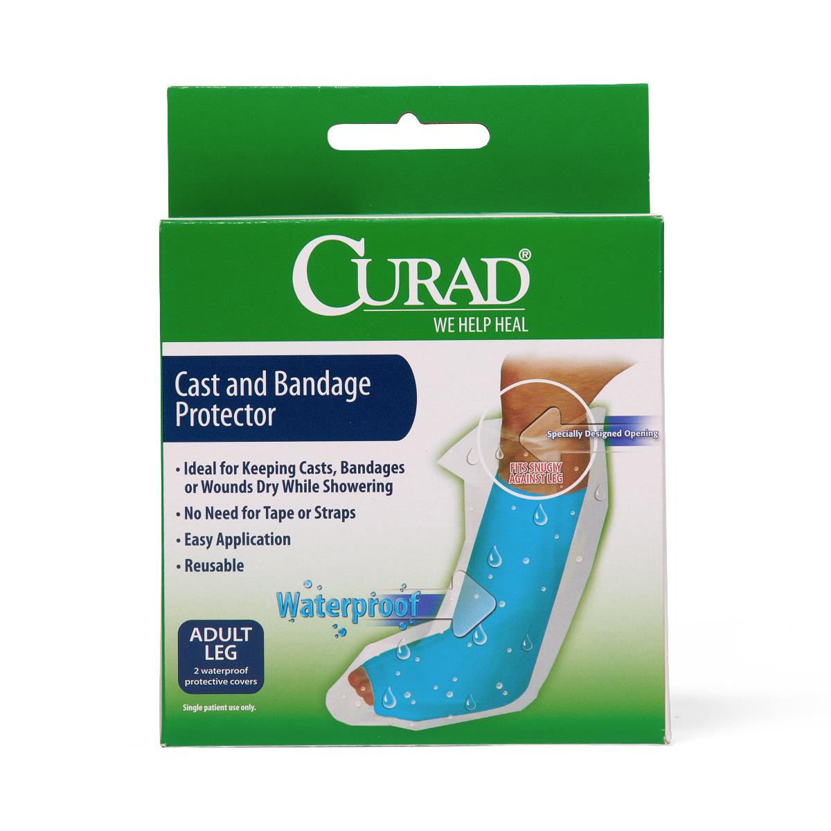 Protector Cast Curad Adult Leg Case/6 Each