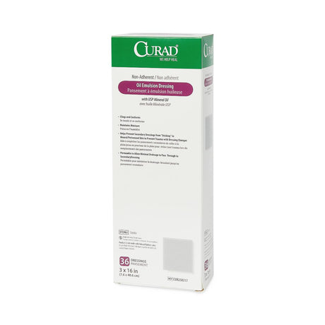 CURAD Nonadherent Sterile Oil Emulsion Dressings