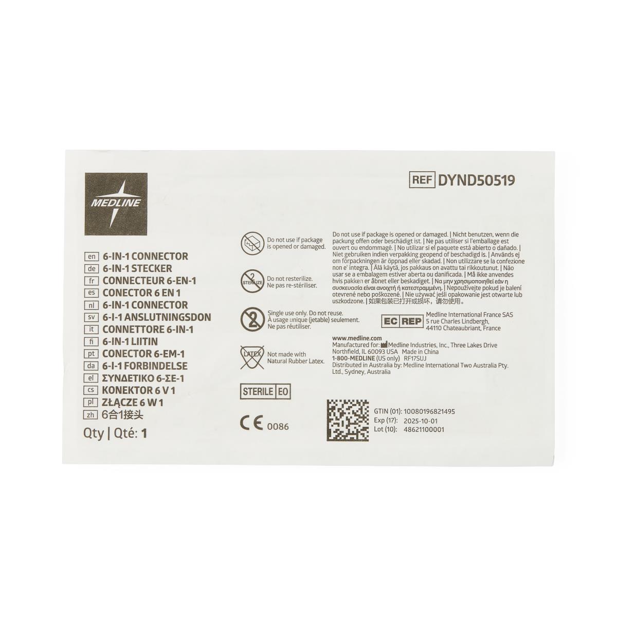 Tubing Connector Sterile