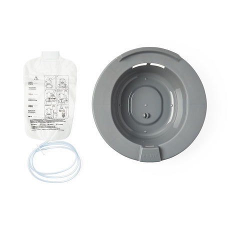 Sitz Bath Basin And Clamp With Printed Directions On 2 000 Ml Solution Bag Graphite 14" X 10-7/8" X 4" Case/10 Each