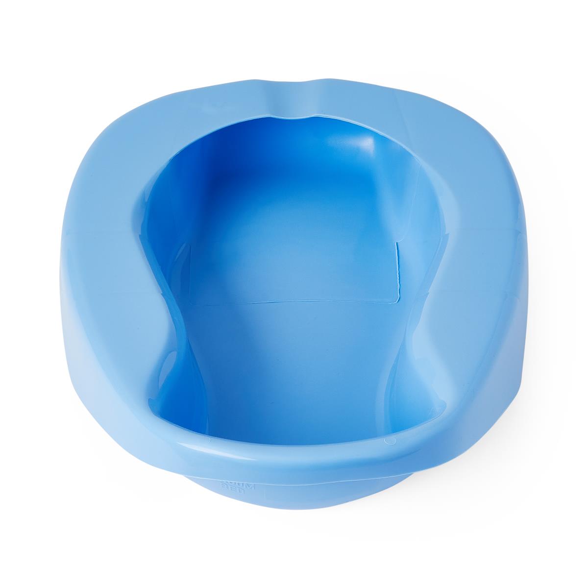 Bedpan Pontoon Auto-clavable Plastic Blue Each