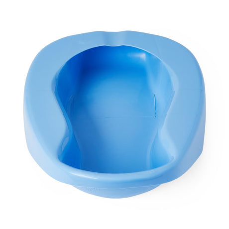 Bedpan Pontoon Auto-clavable Plastic Blue Each
