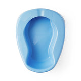 Bedpan Pontoon Auto-clavable Plastic Blue Each