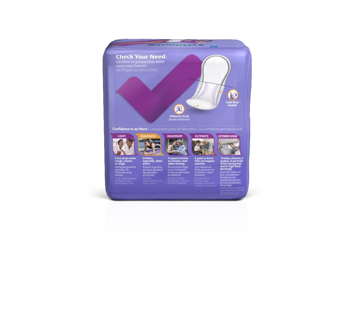FitRight ActivEdge Women's Bladder Control Pads