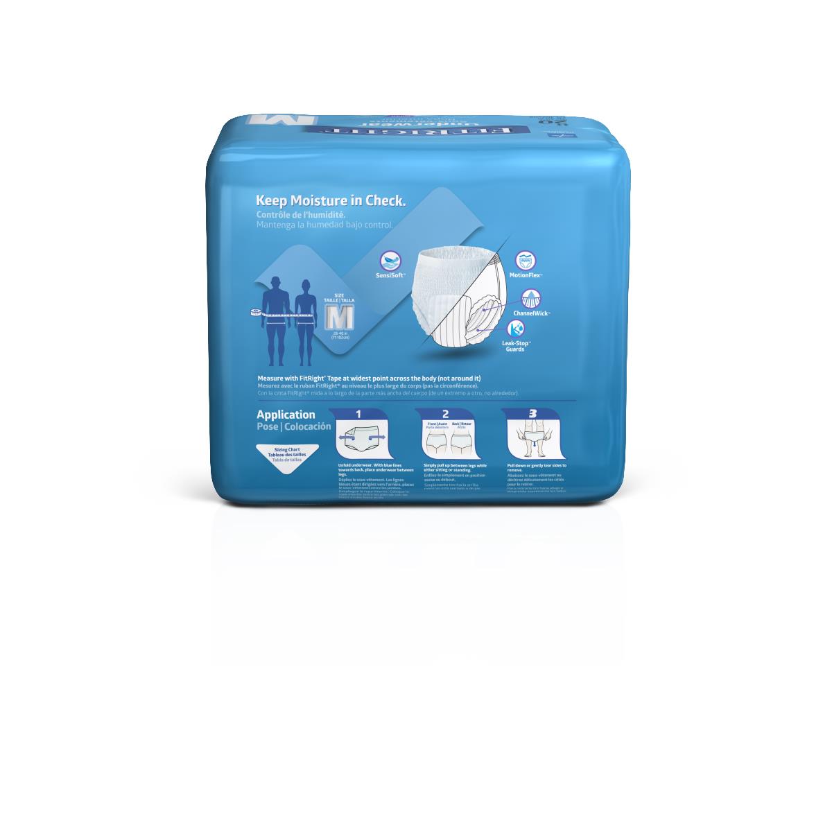 FitRight Super Protective Adult Incontinence Underwear