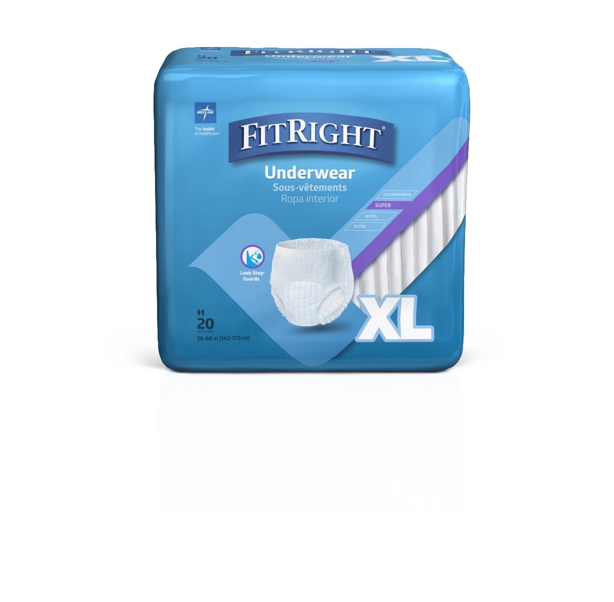 FitRight Super Protective Adult Incontinence Underwear