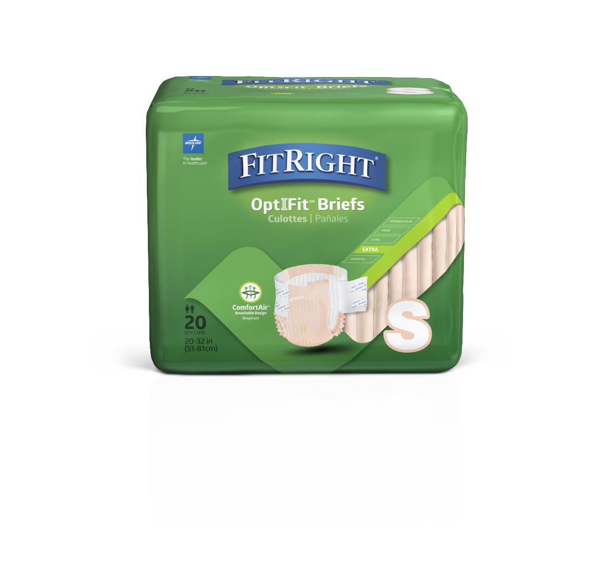 Culottes d'incontinence FitRight Extra en tissu pour adultes