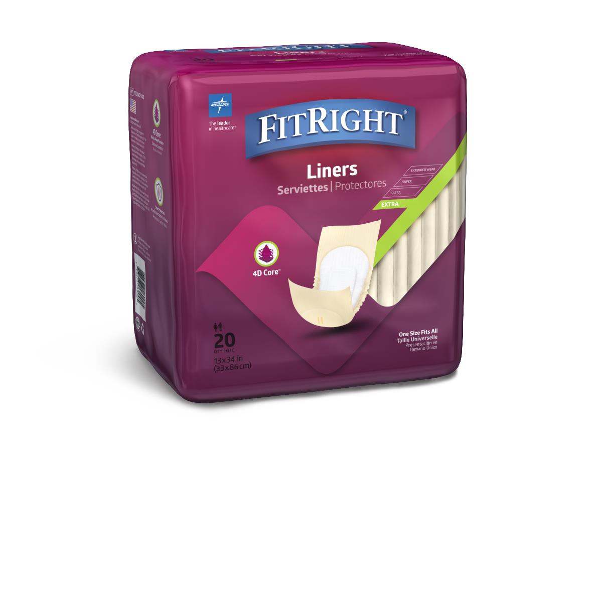 Forros para incontinencia FitRight