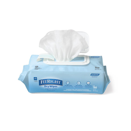 Fitright Soft Dry Wipes 8" X 8" Case/1200 Each