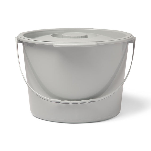 Medline Commode Bucket With Lid And Handle - BeHope