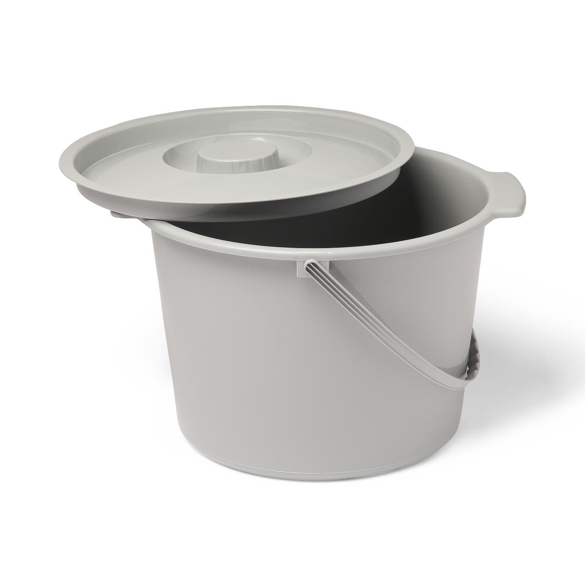 Medline Commode Buckets with Lid and Handle