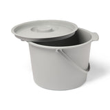 Medline Commode Buckets with Lid and Handle