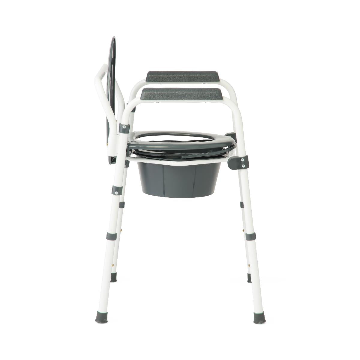 Medline Steel Commode with Microban