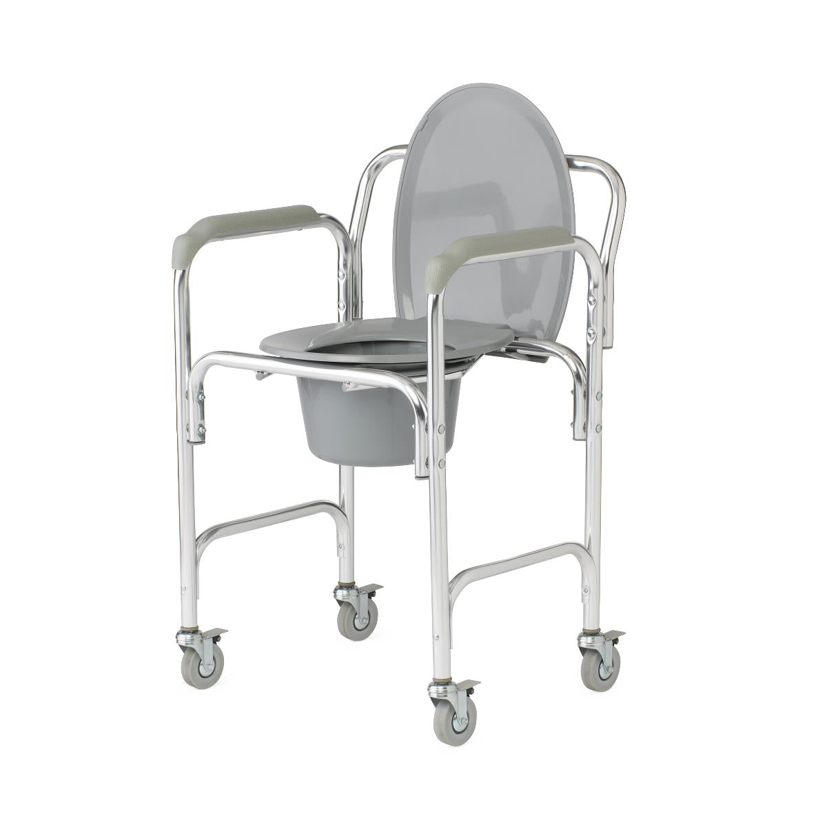 Medline Aluminum Commodes with Wheels