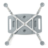Guardian Aluminum Bath/shower Chair, No Back, Grey, Knockdown, 400lbcapacity Each