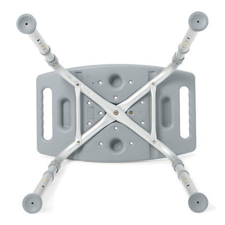 Guardian Aluminum Bath/shower Chair, No Back, Grey, Knockdown, 400lbcapacity Each