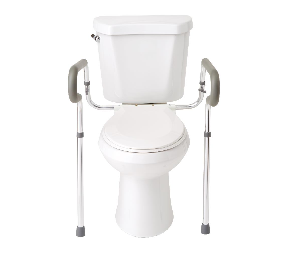 Medline Adjustable Toilet Safety Rail Aluminum