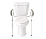Medline Adjustable Toilet Safety Rail Aluminum