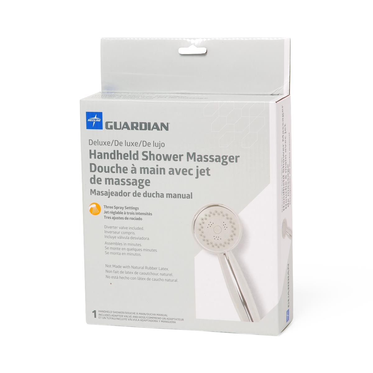 Handheld Shower,massager,deluxe Deluxe Handheld Shower Massager Withthree Massaging Options Each