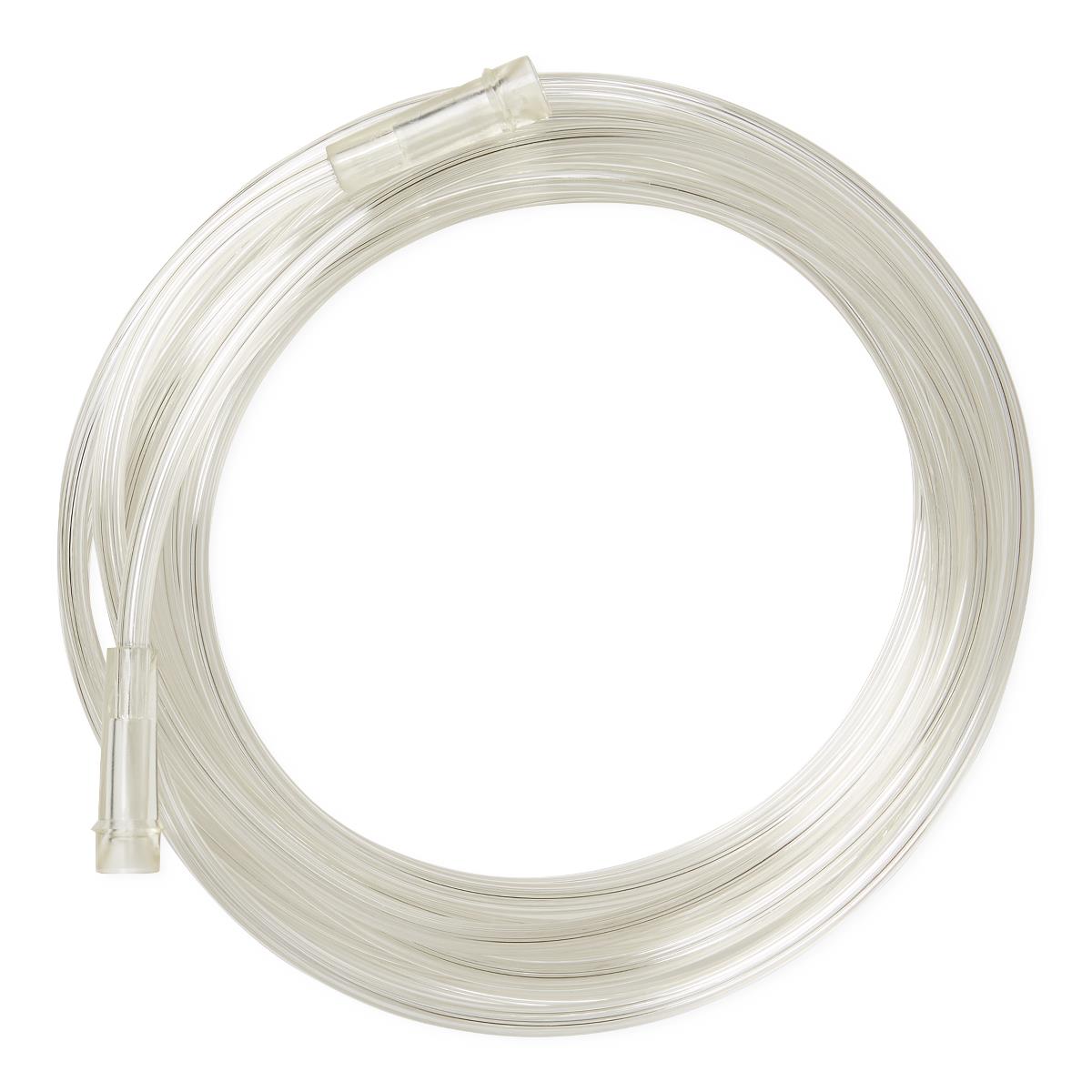 Oxygen Tubing Crush Resistant 7ft Length With Standard Connector Case/50