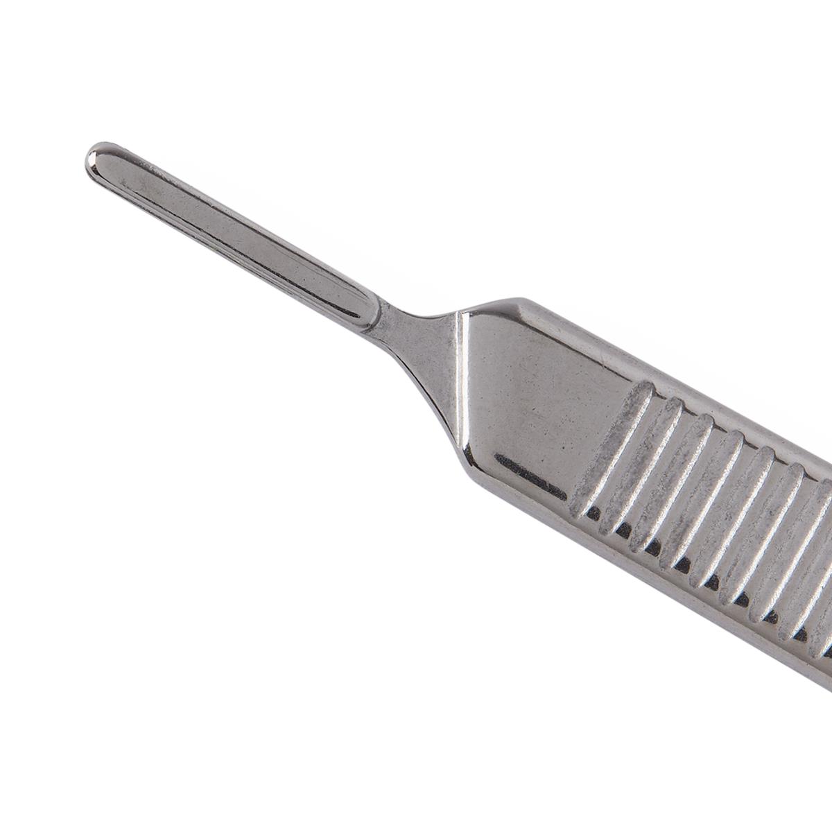 Scalpel Handle 3 Straight Flat Graduated 1"-6" Scale On Handle German Grade Stainless Steel