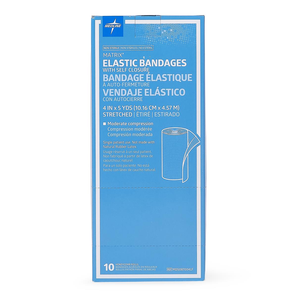 Matrix Bandage Elastic 4"x5yd Self Clsr Case/50 Each