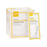 Medline Lemon Glycerin Swabstick 3 Pack 4" (10 Cm)