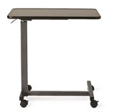 Overbed Table Walnut Chrome Base Each