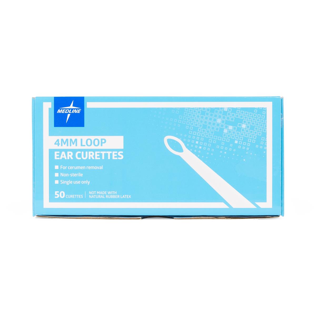 Ear Curette Disposable 4mm Loop White Box/50