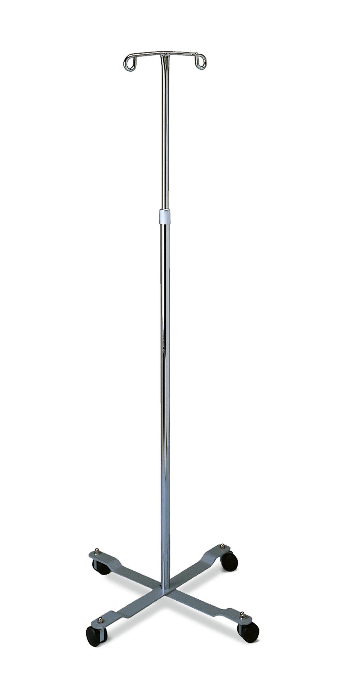 Iv Pole 2 Hook 4 Caster Base Each
