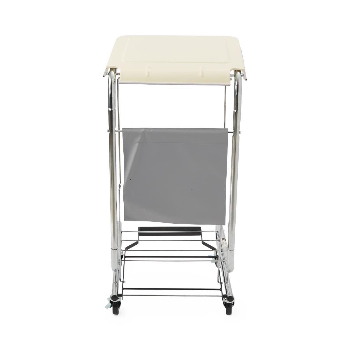 Hamper Stand Single Bag With Steel Foot Pedal And Metal Lid Each