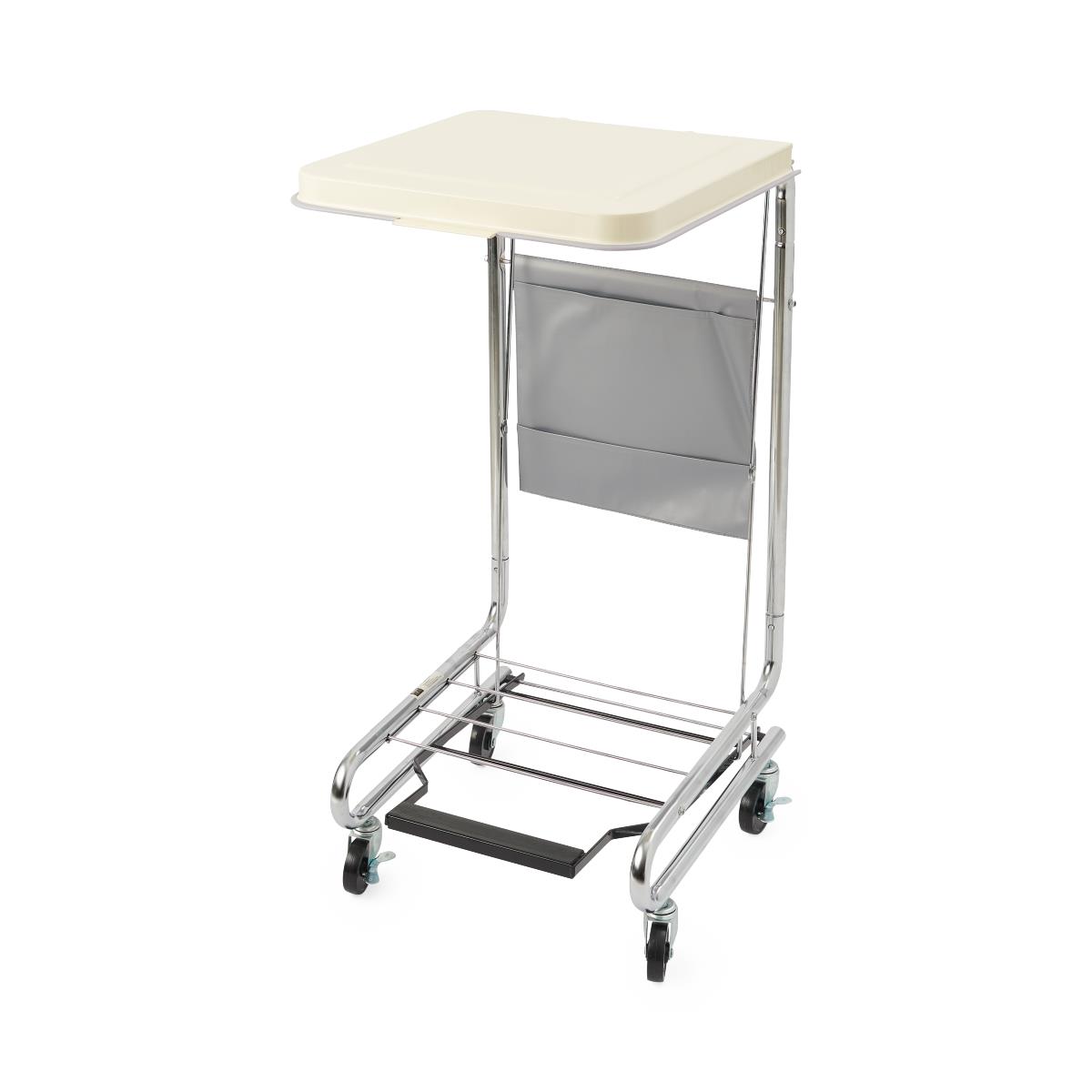 Hamper Stand Single Bag With Steel Foot Pedal And Metal Lid Each
